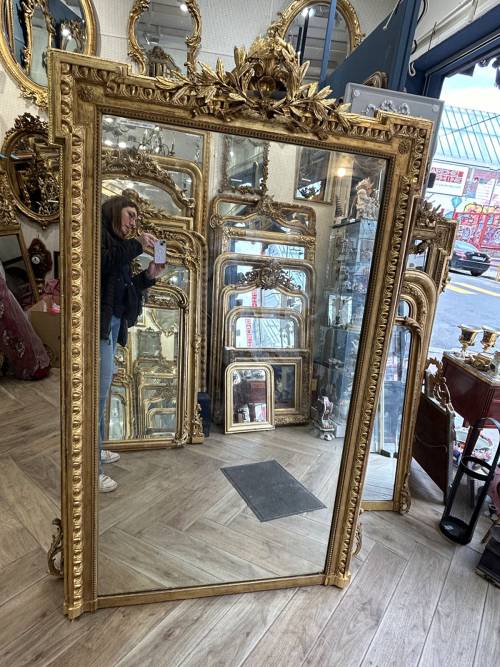 Miroir d'époque Napoléon III