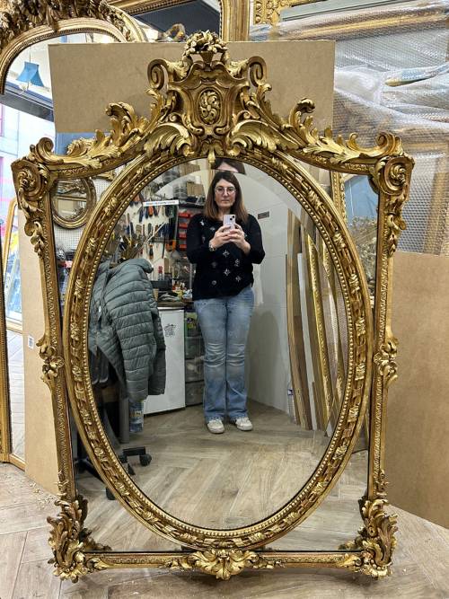 Miroir d'époque Napoléon III
