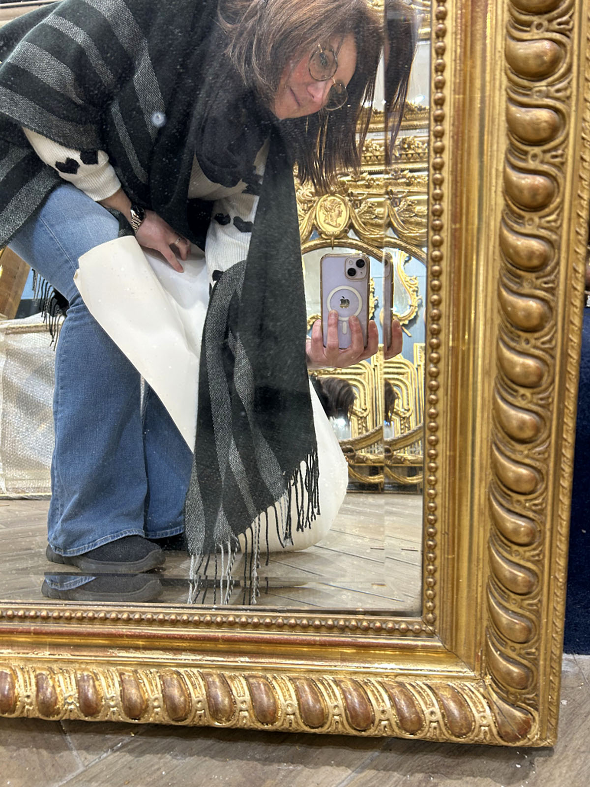 Miroir d'époque Napoléon III – Image 5