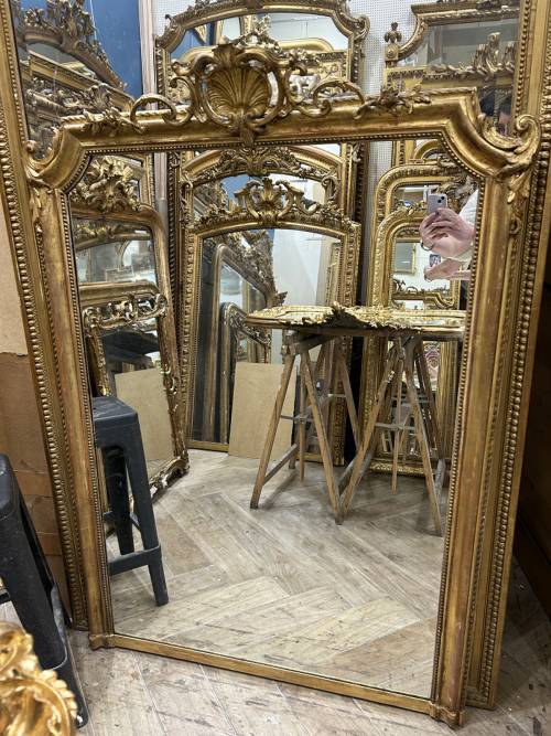 Miroir d'époque Napoléon III
