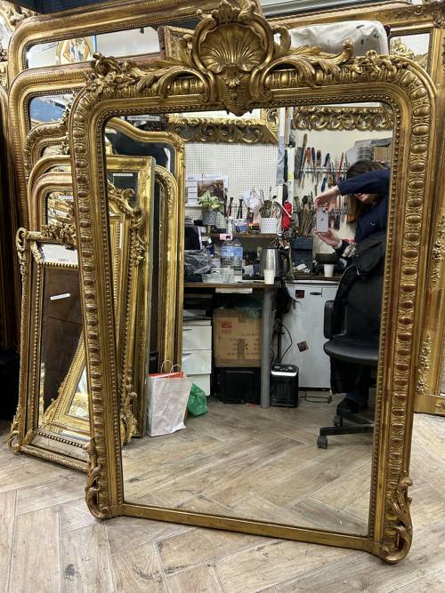 Miroir d'époque Napoléon III