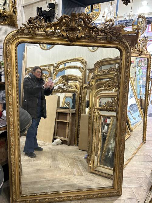 Miroir d'époque Napoléon III