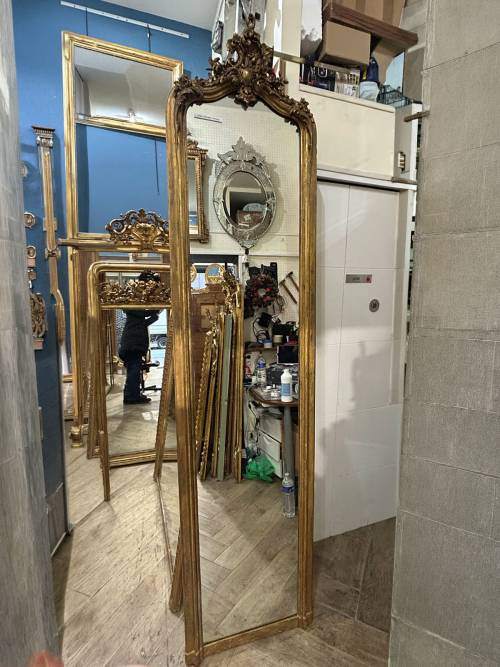 Miroir entredeux d'époque Napoléon III