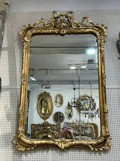 Miroir d'époque Napoléon III