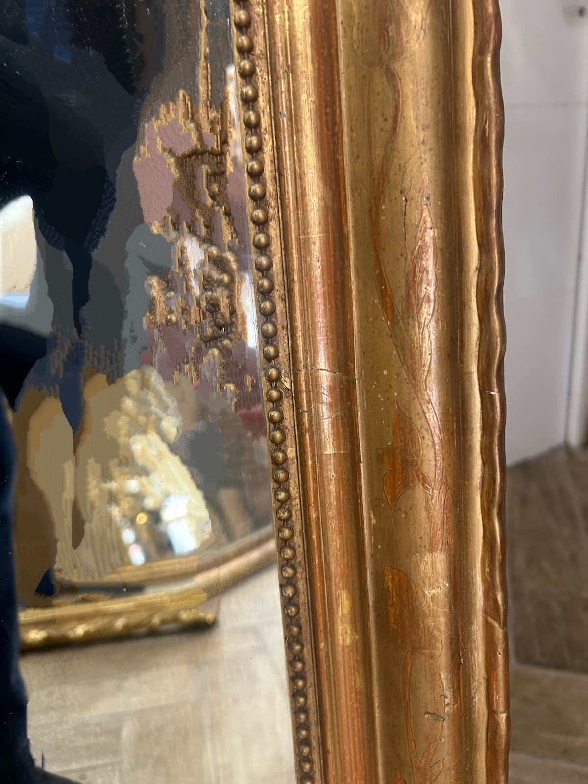 Miroir d’époque Louis-Philippe – Image 3