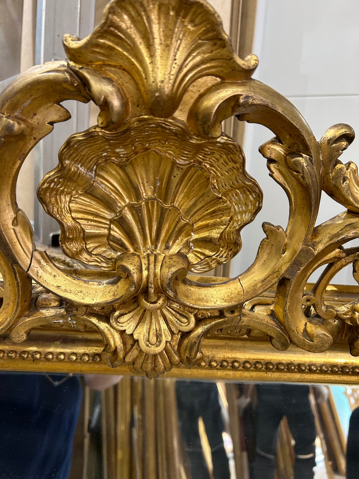 Miroir d'époque Napoléon III – Image 2