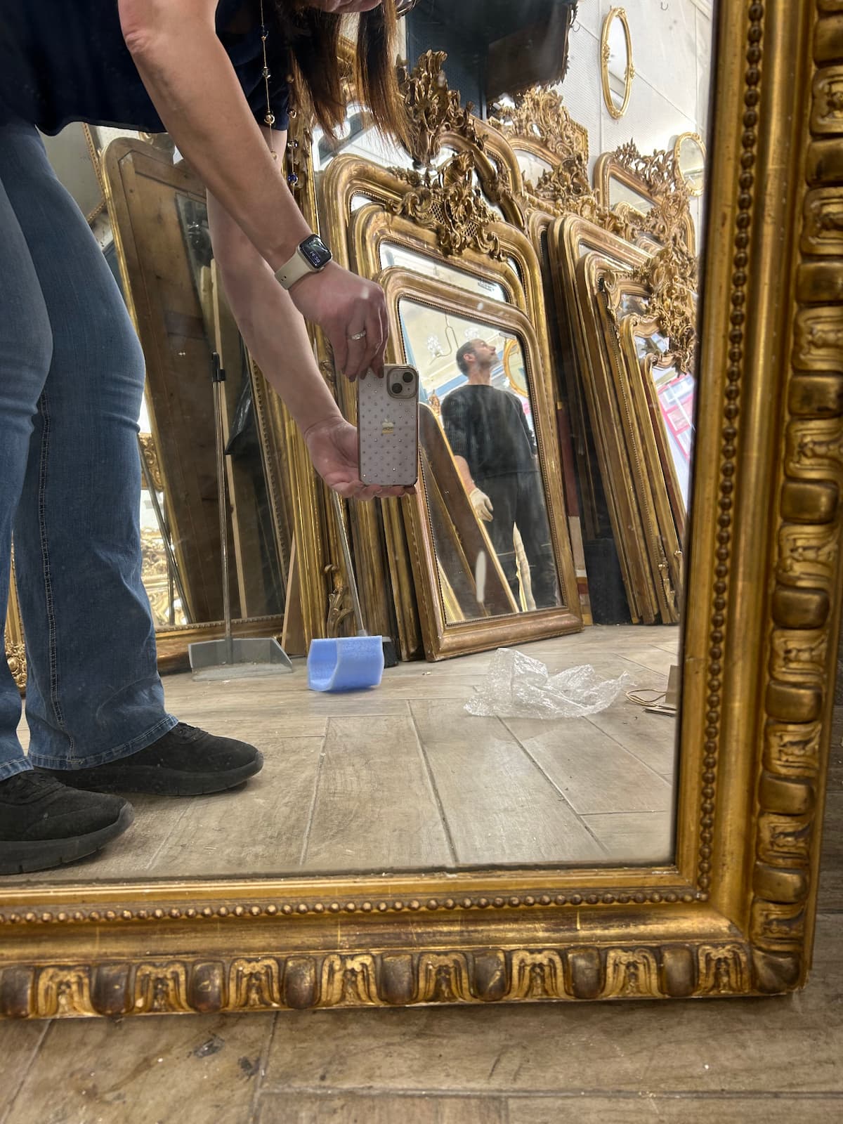 Miroir d'époque Napoléon III – Image 4