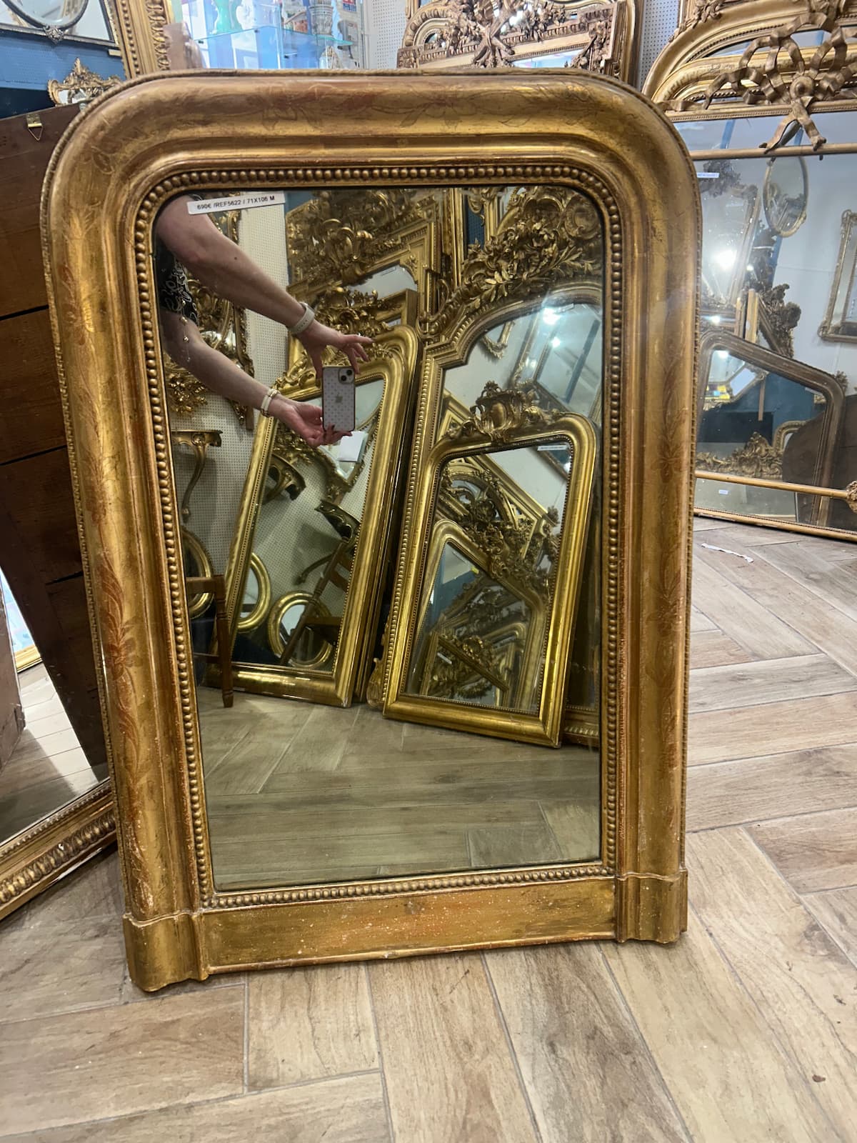 Miroir d’époque Louis-Philippe