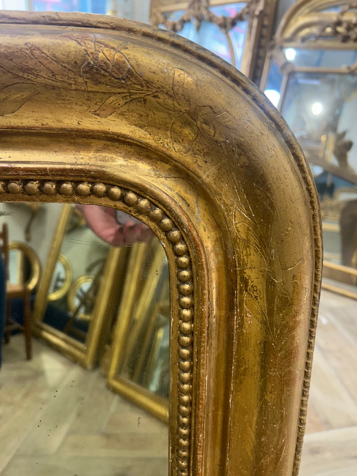 Miroir d’époque Louis-Philippe – Image 3