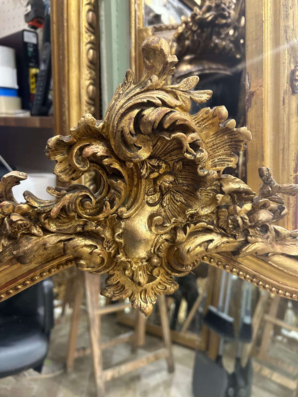 Miroir d'époque Napoléon III – Image 2