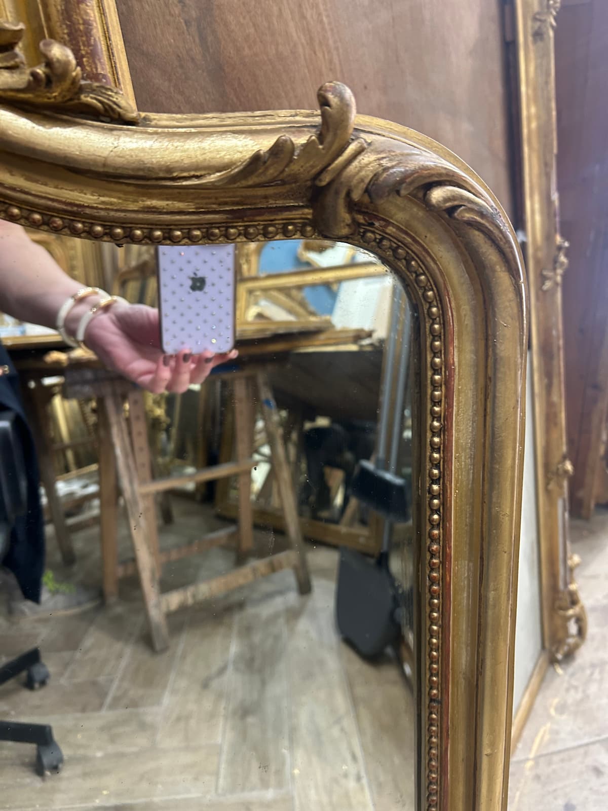 Miroir d'époque Napoléon III – Image 3