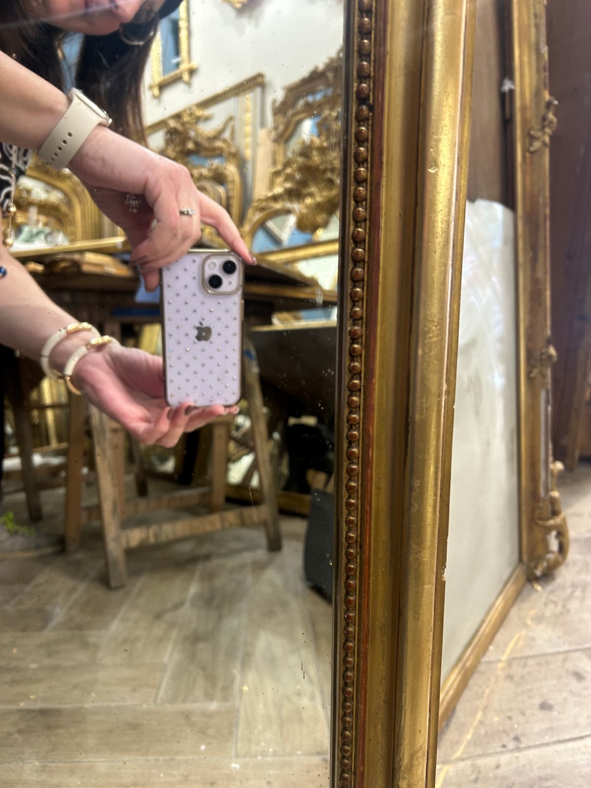 Miroir d'époque Napoléon III – Image 5