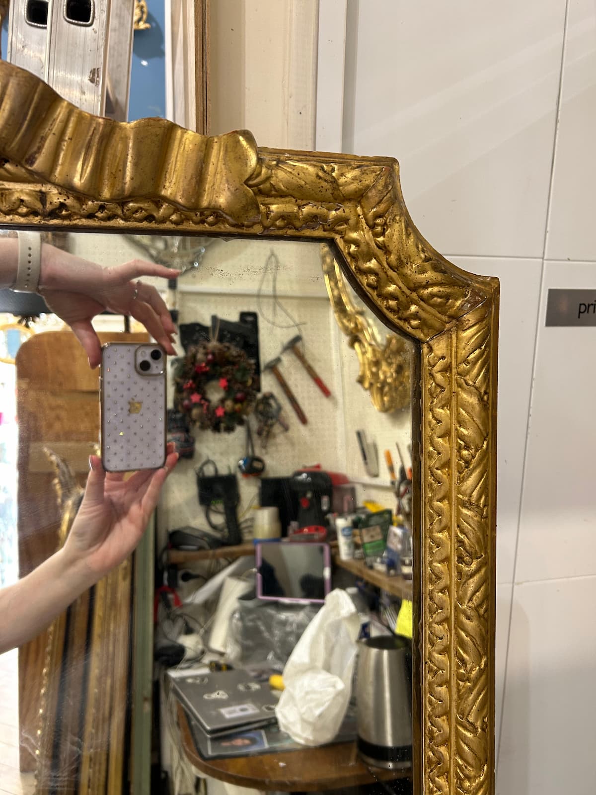 Miroir d'époque Napoléon III – Image 3