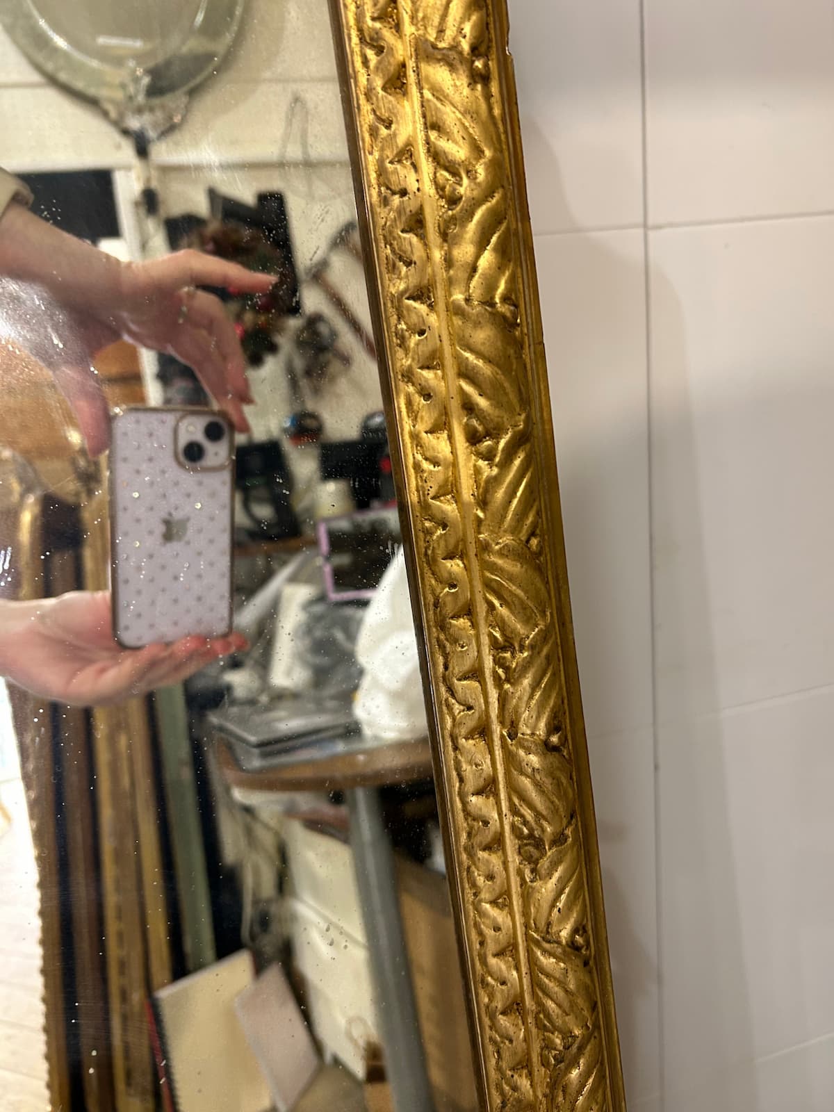 Miroir d'époque Napoléon III – Image 4