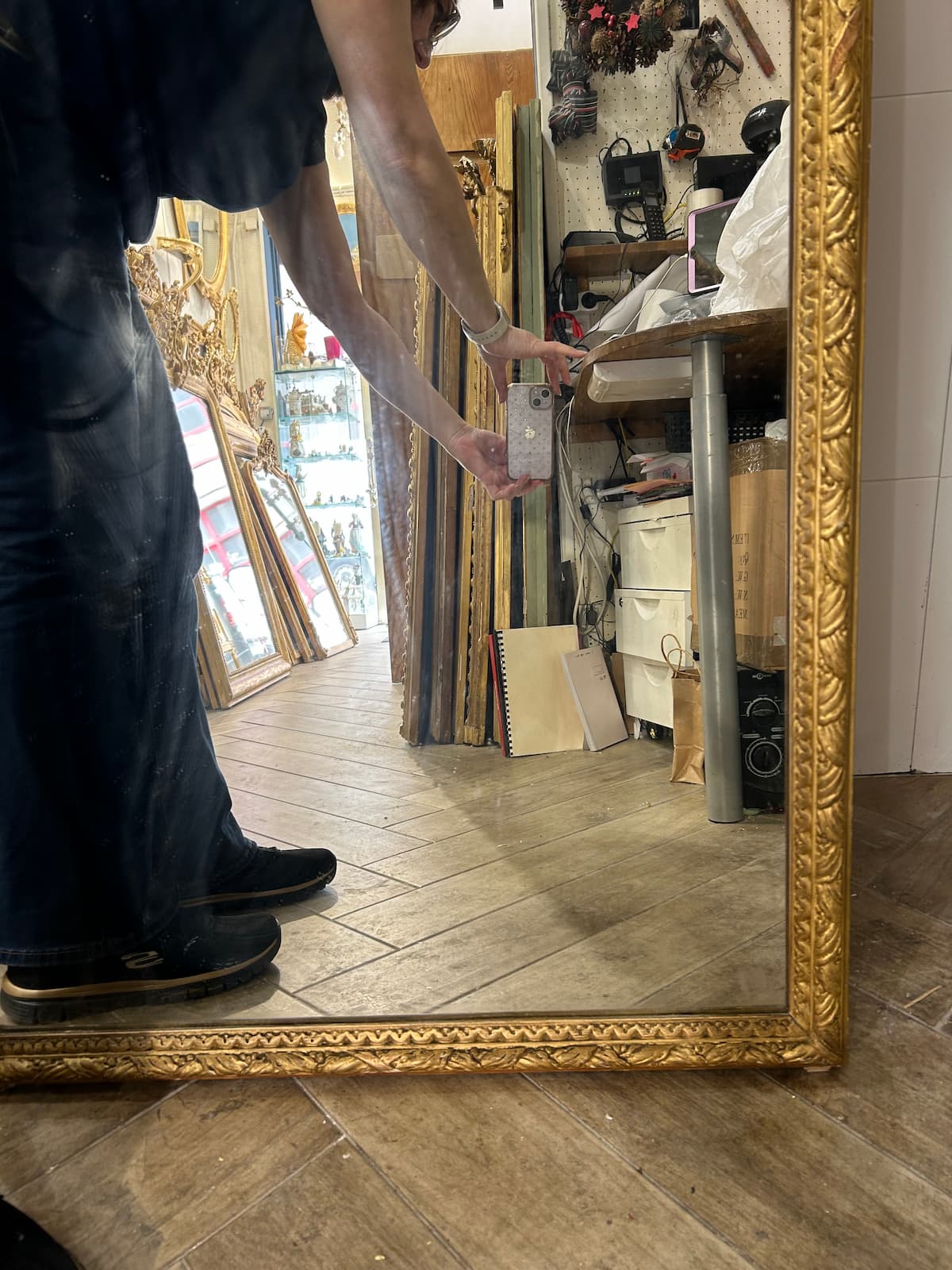 Miroir d'époque Napoléon III – Image 5