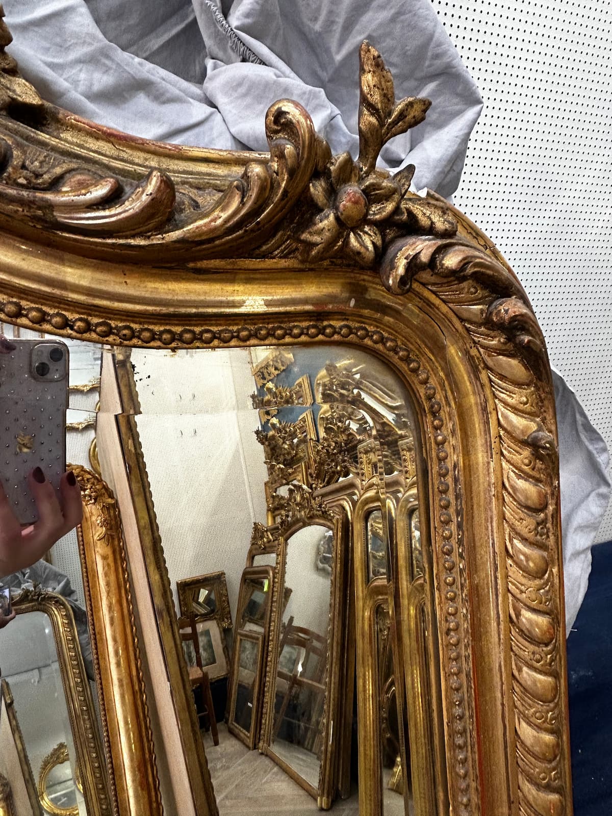 Miroir d'époque Napoléon III – Image 3