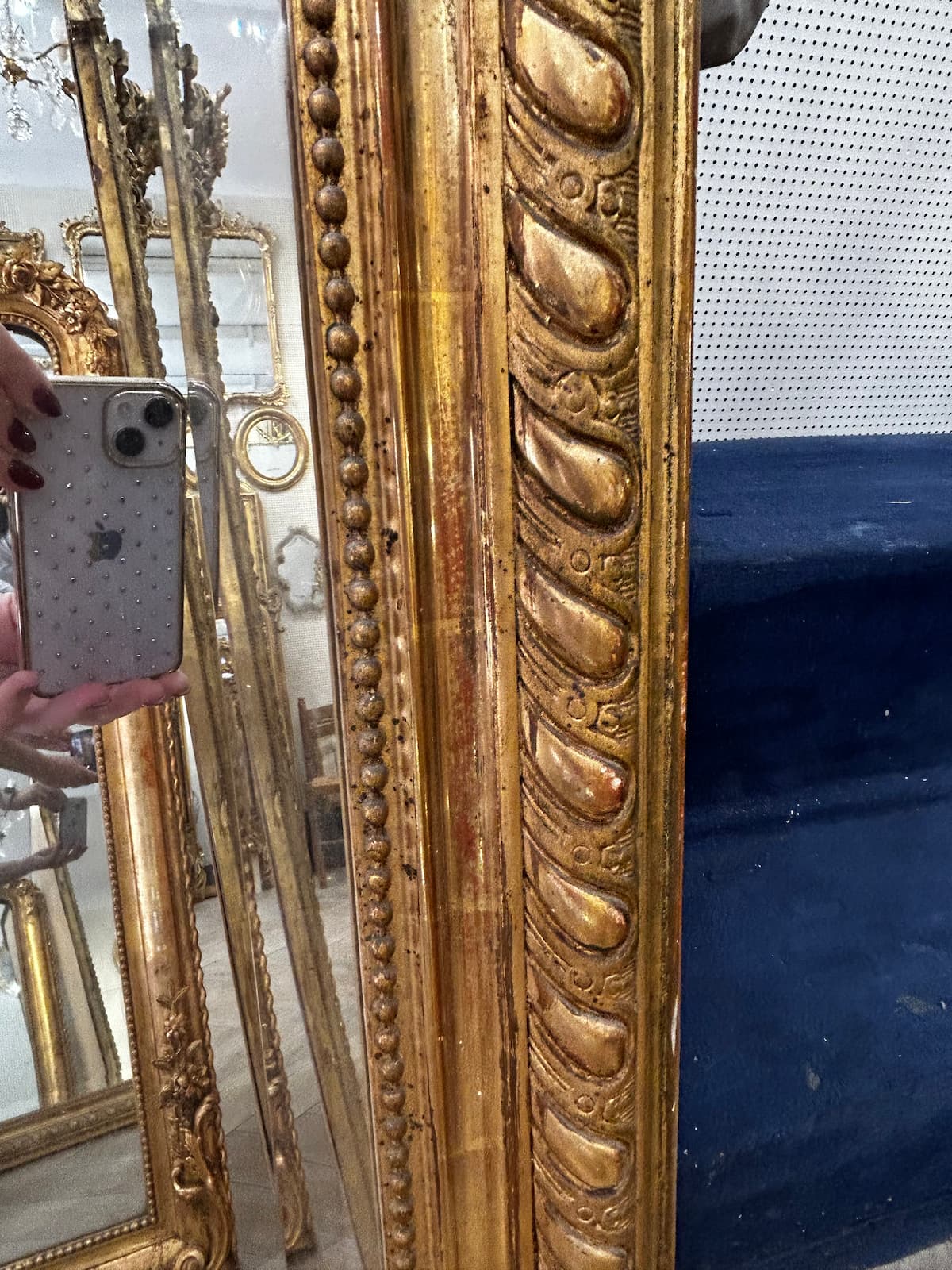 Miroir d'époque Napoléon III – Image 4