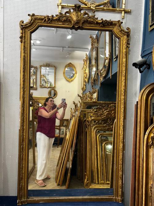 Miroir d'époque Napoléon III