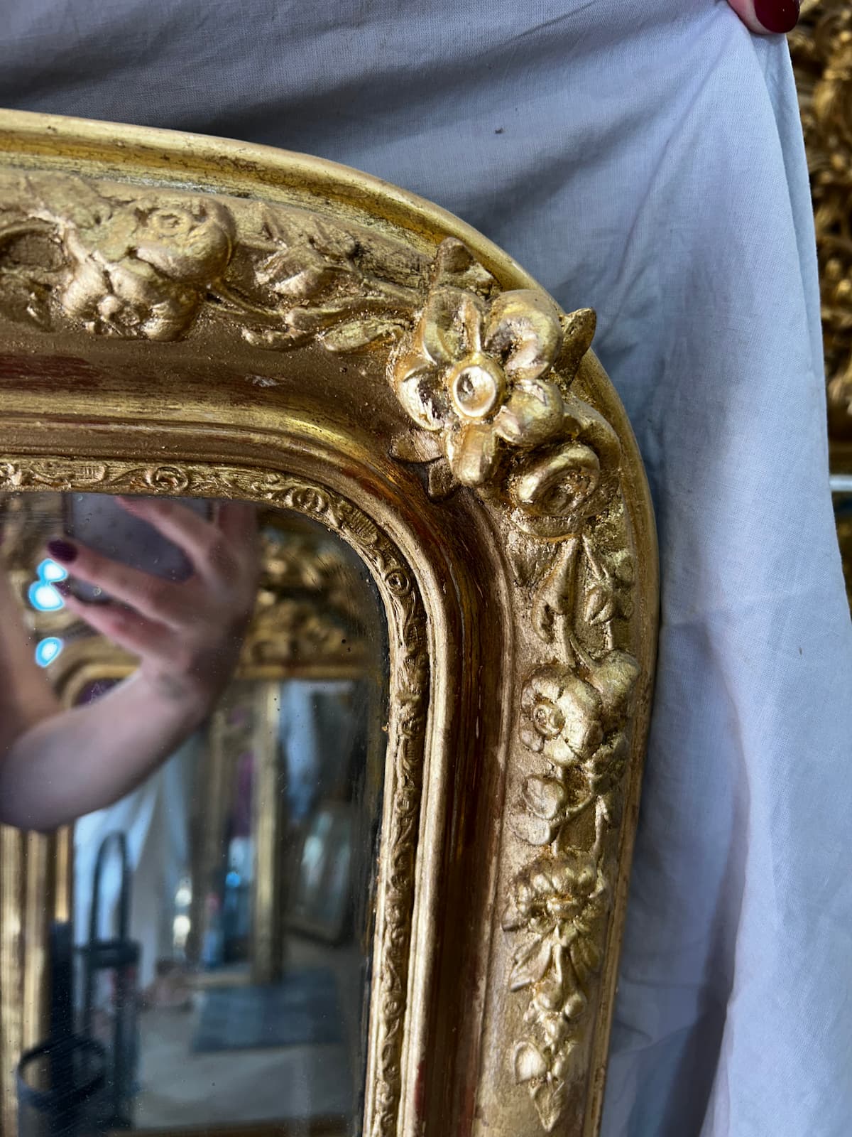 Miroir d’époque Louis-Philippe – Image 2
