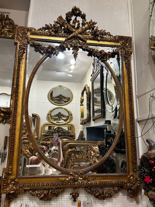 Miroir à facette d'époque Napoléon III