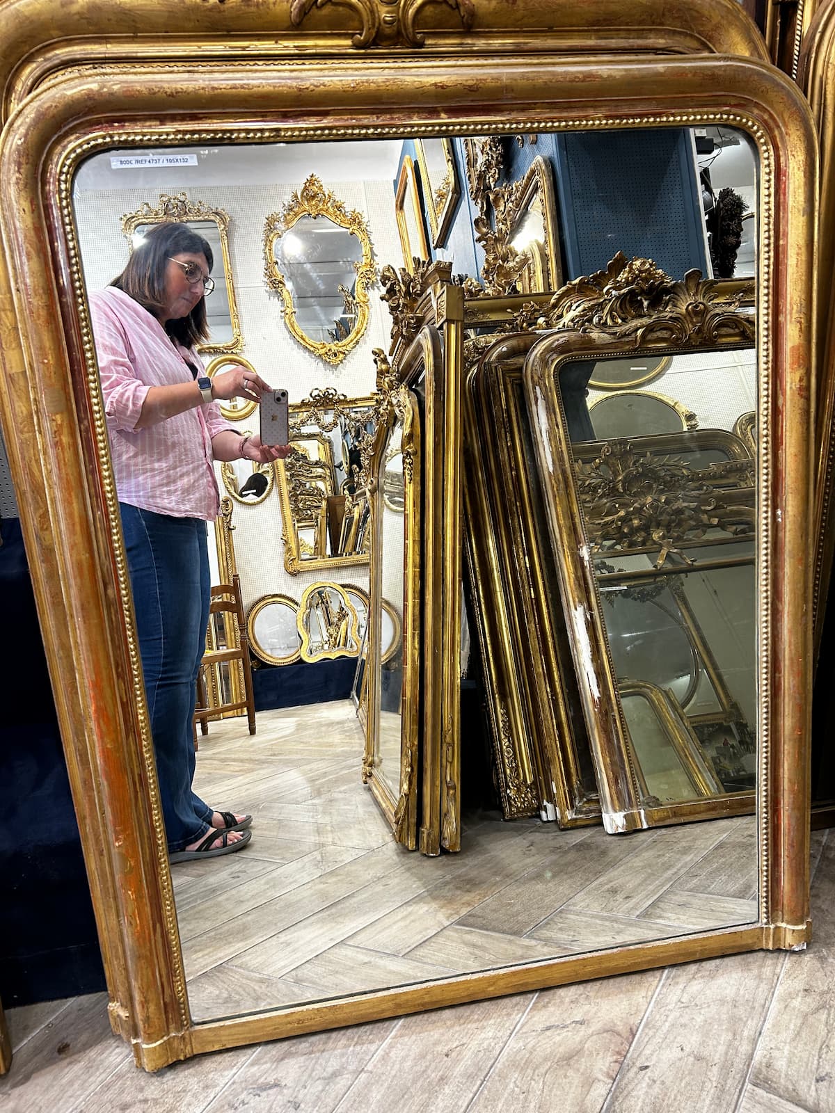 Miroir d’époque Louis-Philippe