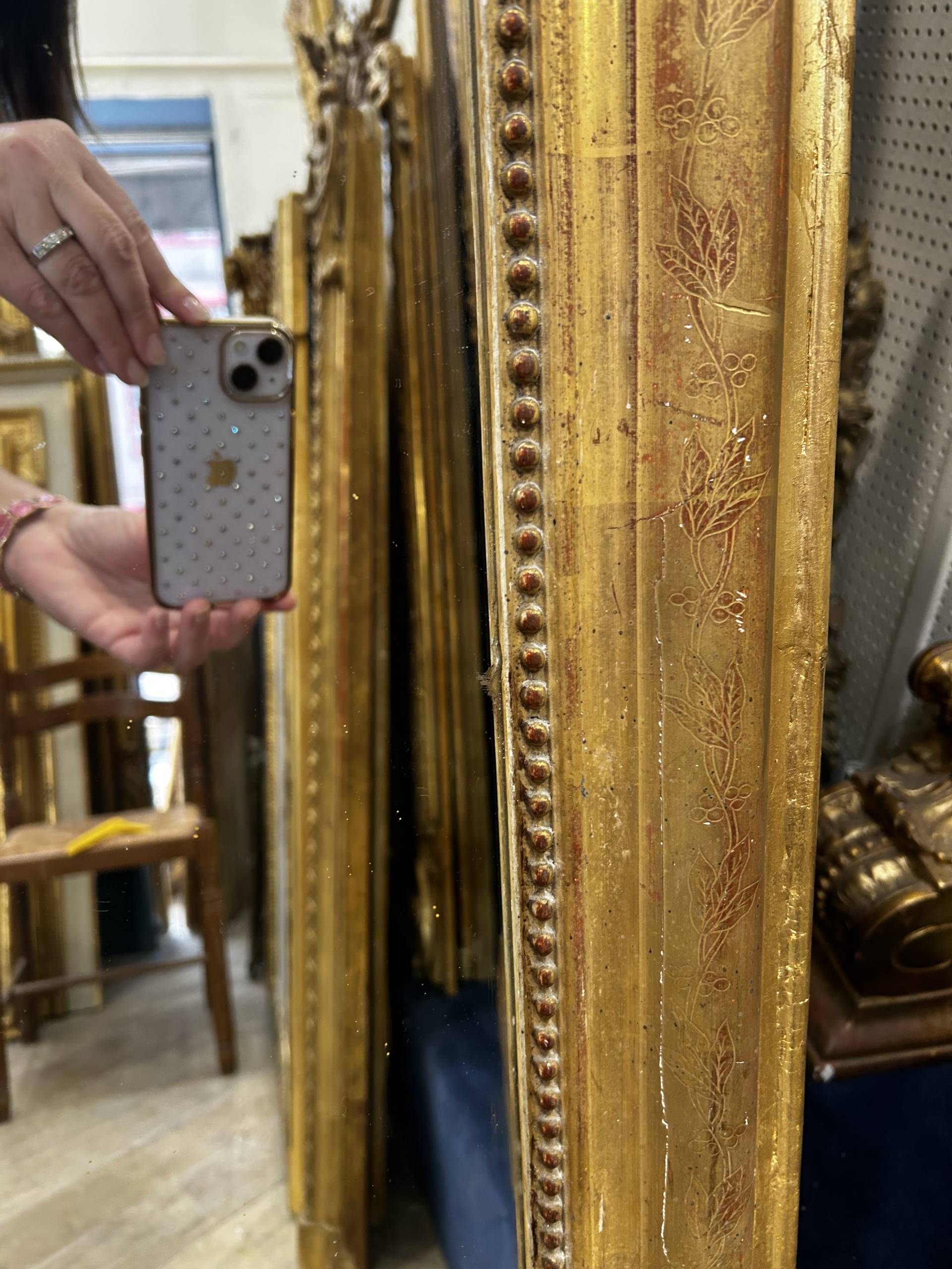 Miroir d’époque Louis-Philippe – Image 3