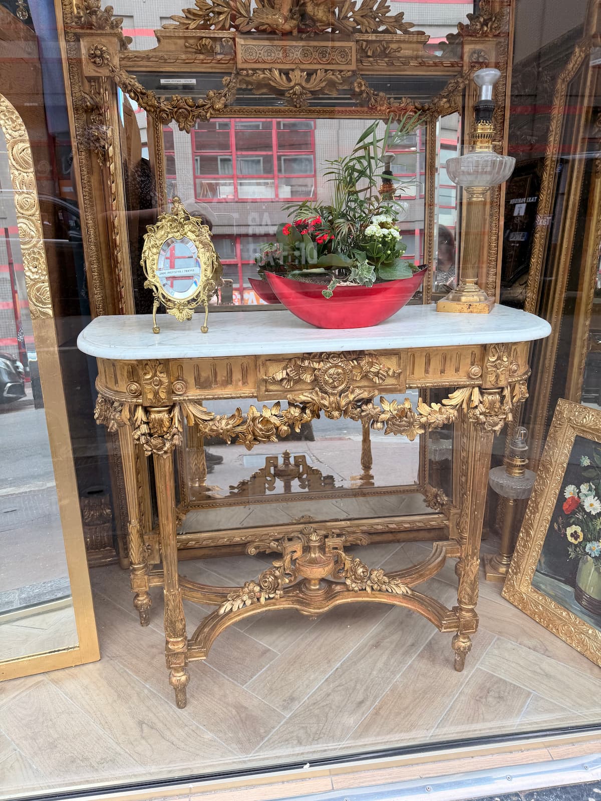 Console 4 pieds Louis XVI – Image 13