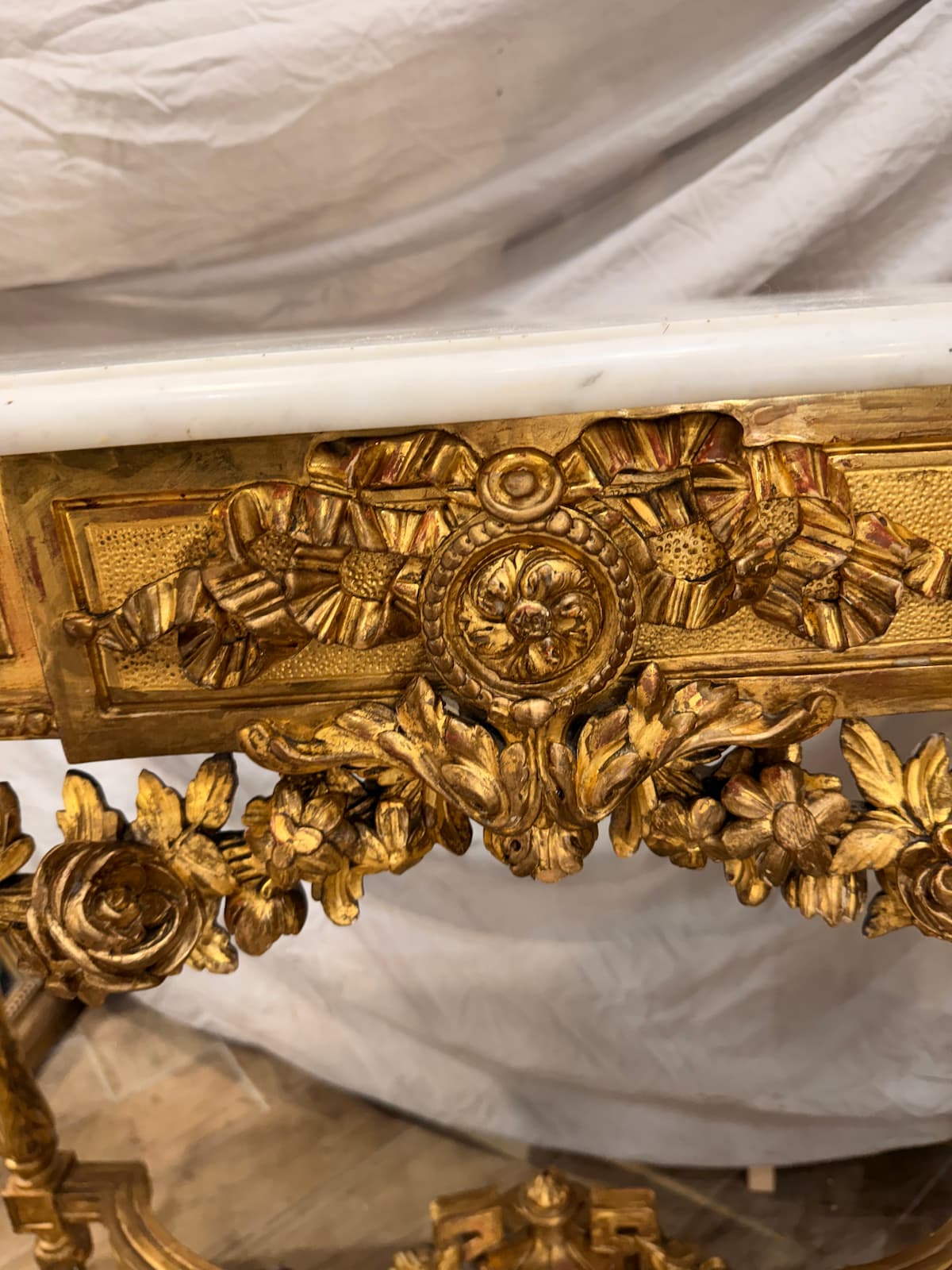 Console 4 pieds Louis XVI – Image 2