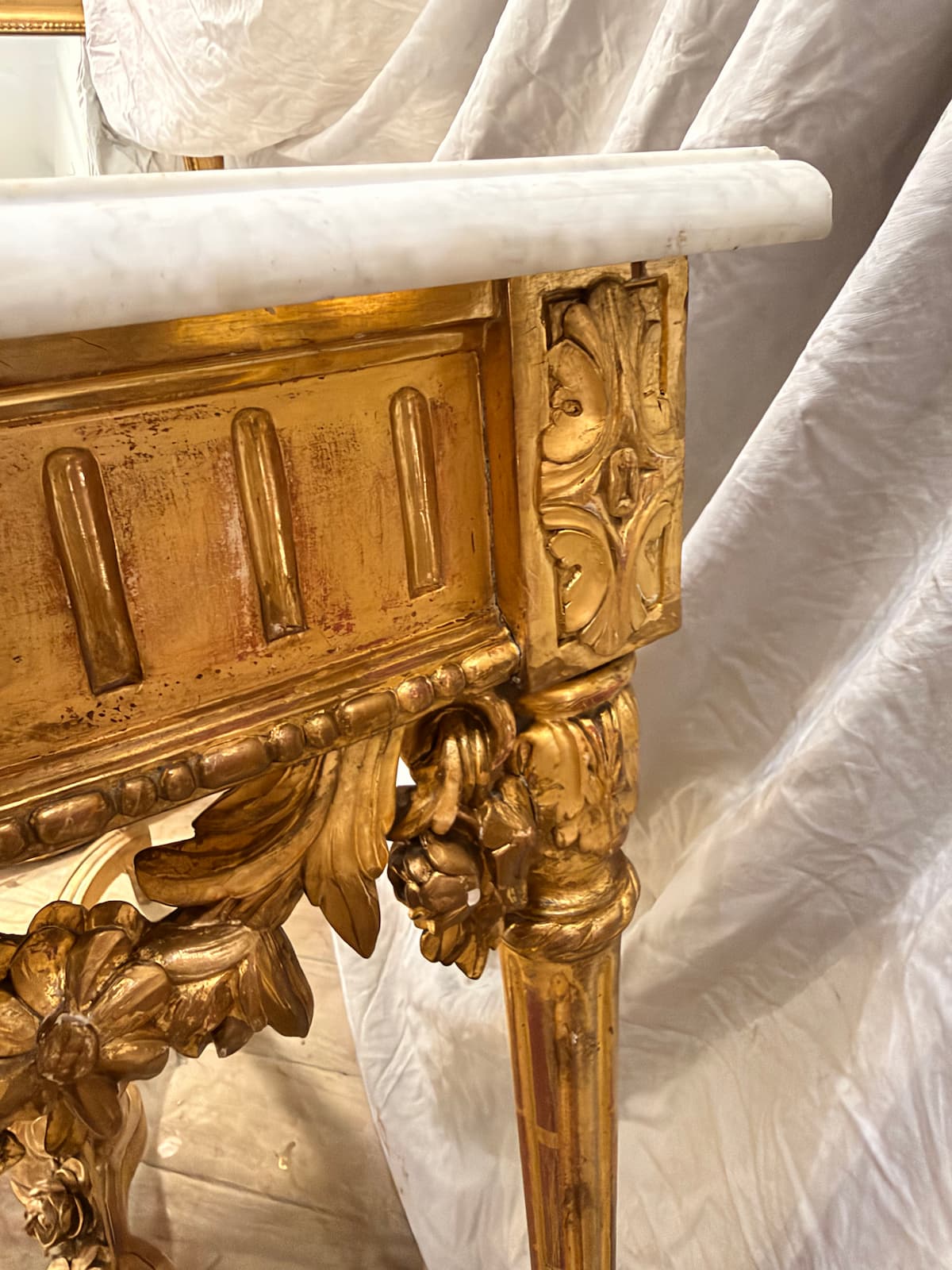 Console 4 pieds Louis XVI – Image 7