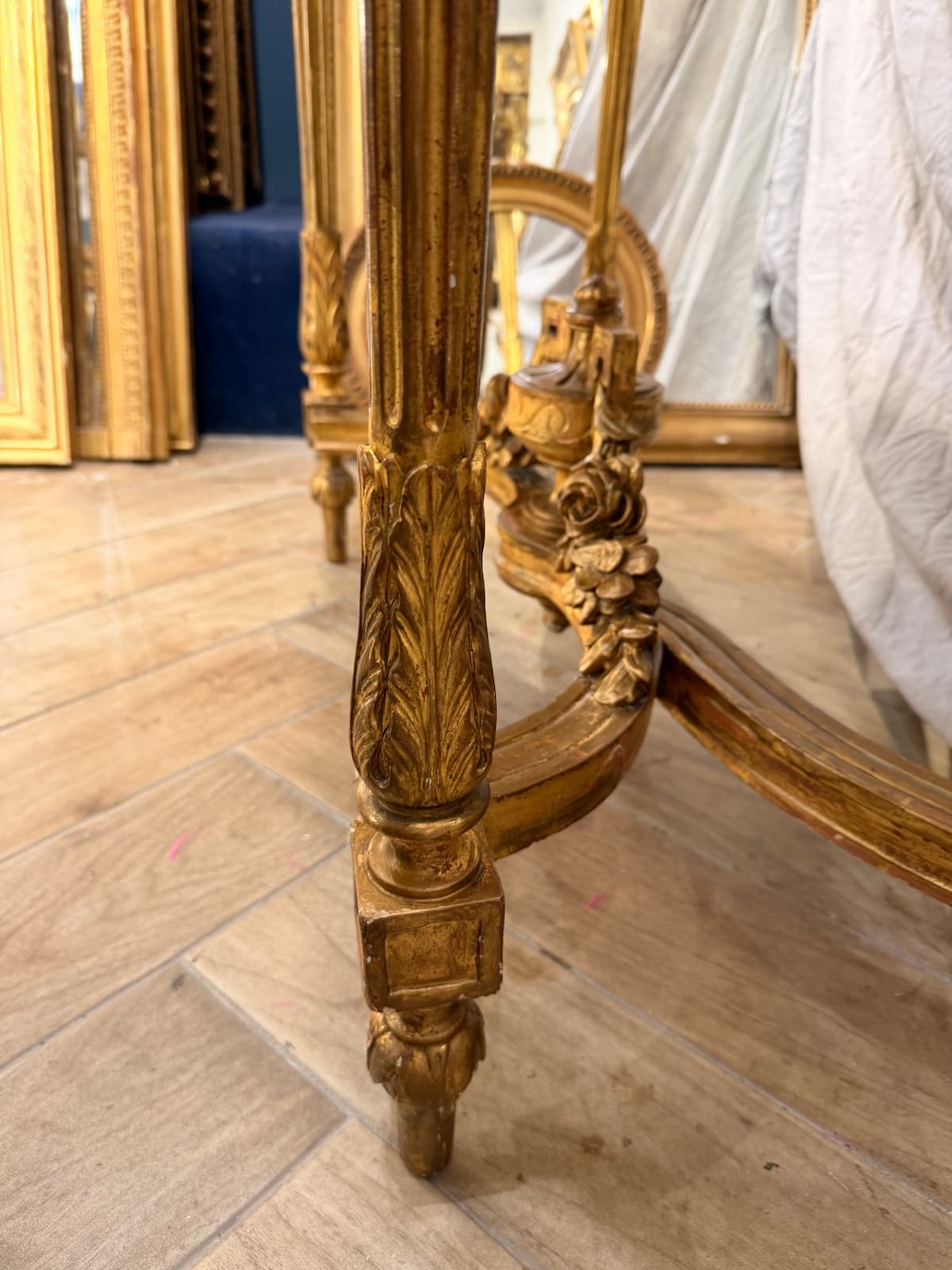 Console 4 pieds Louis XVI – Image 6