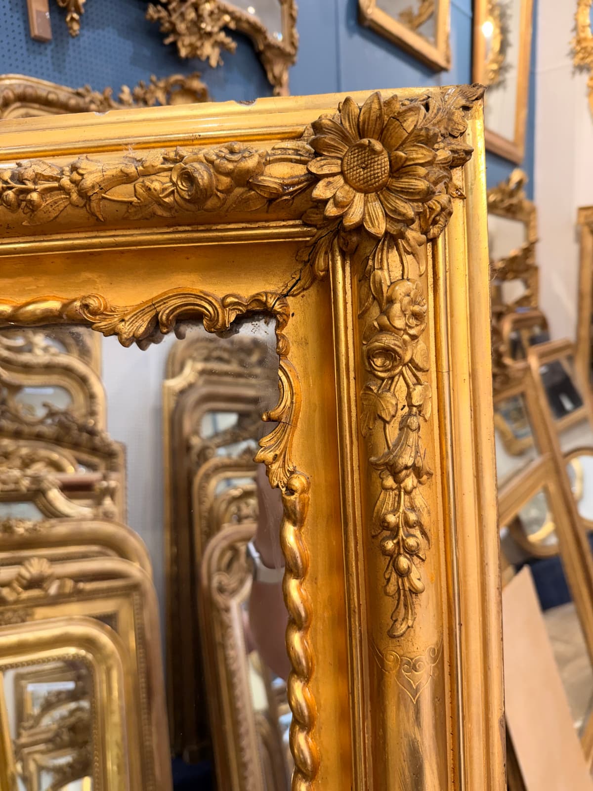 Miroir d’époque Louis-Philippe – Image 2