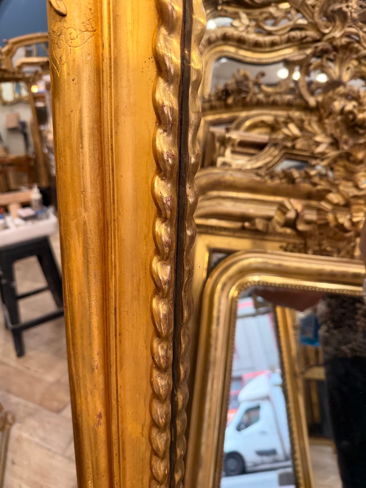 Miroir d’époque Louis-Philippe – Image 6