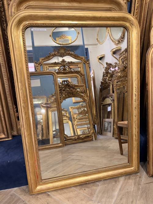 Miroir d’époque Louis-Philippe (cliquer sur la photo principale)