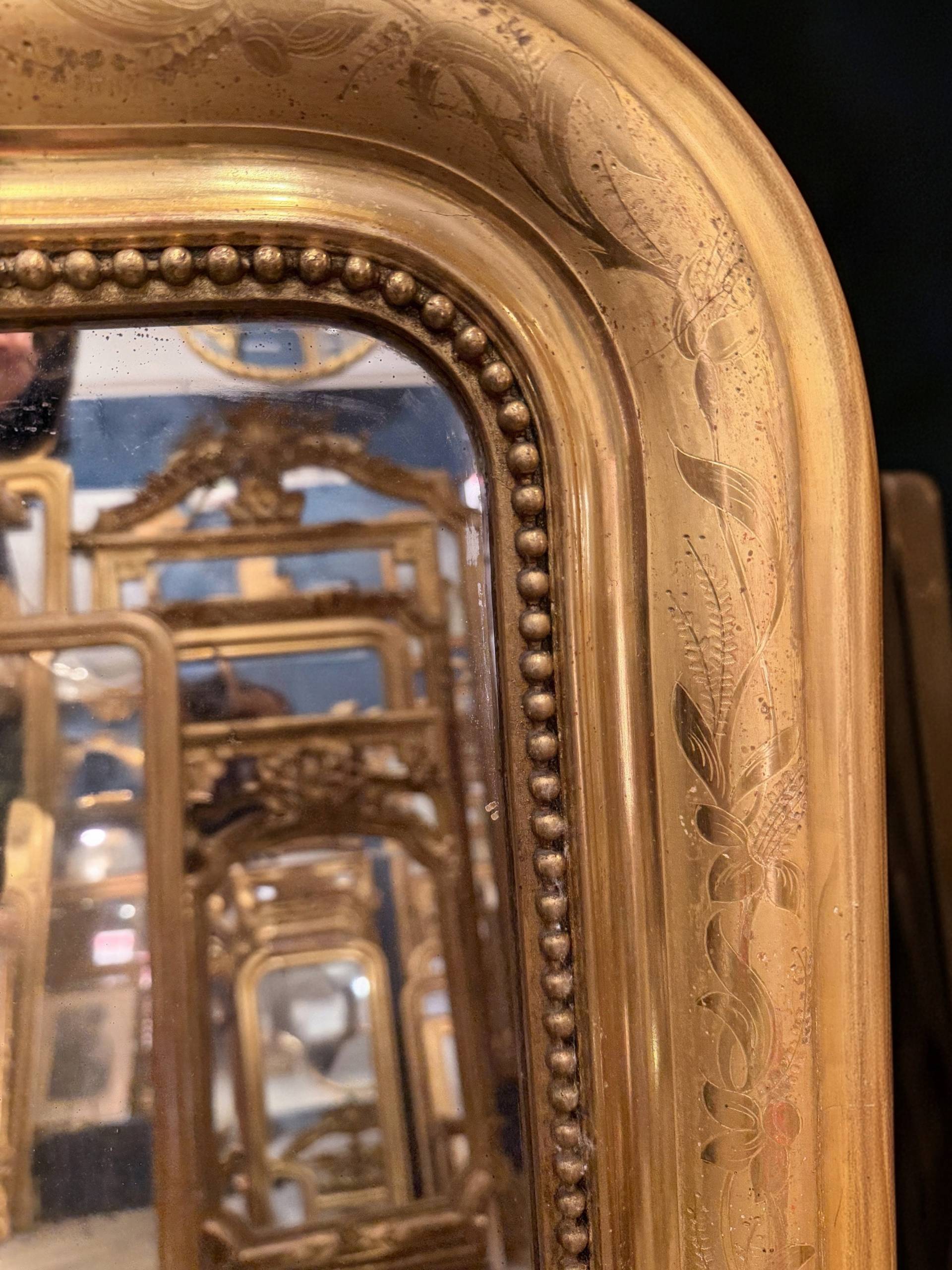 Miroir d’époque Louis-Philippe (cliquer sur la photo principale) – Image 2