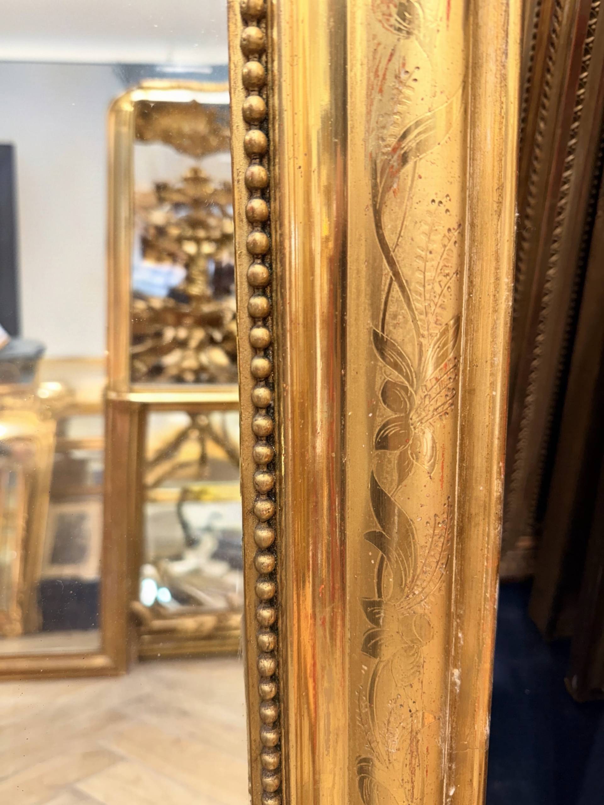 Miroir d’époque Louis-Philippe (cliquer sur la photo principale) – Image 3
