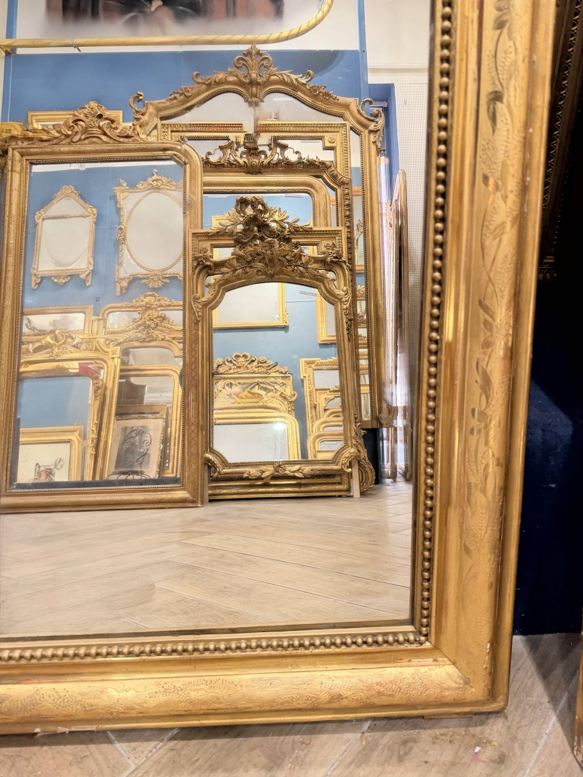 Miroir d’époque Louis-Philippe (cliquer sur la photo principale) – Image 4