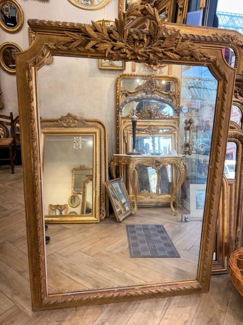 Miroir d'époque Napoléon III  (cliquer sur la photo principale)