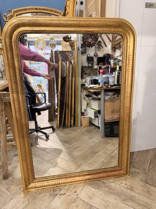 Miroir d’époque Louis-Philippe  (cliquer sur la photo principale)