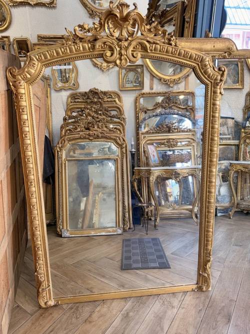Miroir d'époque Napoléon III (cliquer sur la photo principale)
