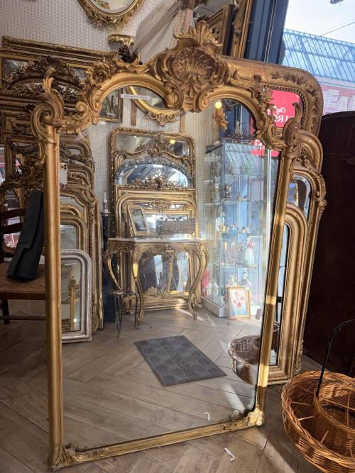 Miroir d'époque Napoléon III (cliquer sur la photo principale)